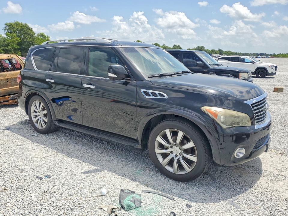 2012 Infiniti VIN JN8AZ2NF7C9515634 COPART salvage auction — MECHANICAL, La - Certificate Of Title, sold $1,200 on 2026-07-27 (photo 4)