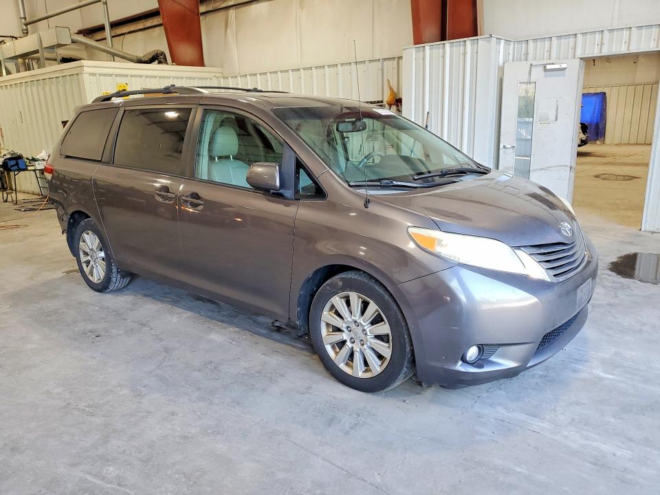 2011 Toyota Sienna VIN 5TDDK3DCXBS013954 COPART salvage auction — REAR END, NY - MV-907A SALVAGE CERTIFICATE, sold $1,950 on 2026-07-15 (photo 4)
