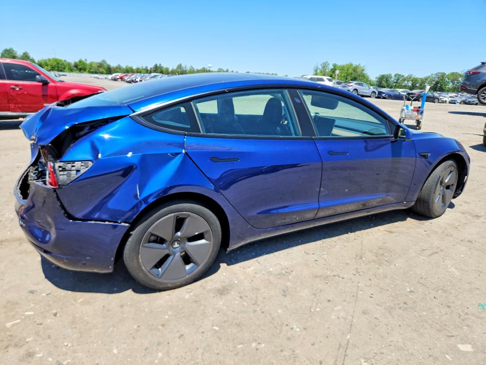 2023 Tesla VIN 5YJ3E1EA6PF658651 COPART salvage auction — REAR END, Va - Cert Of Title - Salvage, sold $7,300 on 2026-07-29 (photo 3)