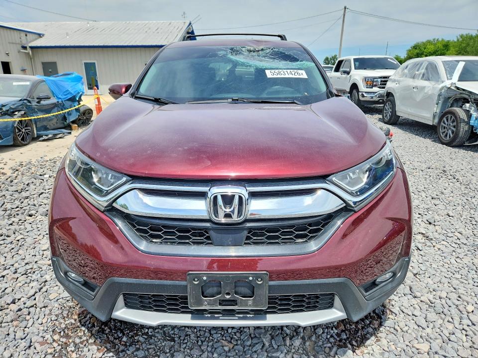 2019 Honda Cr-v VIN 7FARW2H84KE000846 COPART salvage auction — SIDE, Il - Salvage Certificate, sold $7,700 on 2026-07-21 (photo 5)