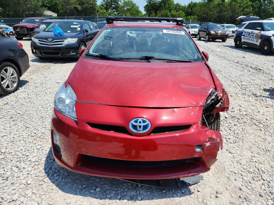 2011 Toyota Prius VIN JTDKN3DU2B5303957 COPART salvage auction — REAR END, Tn - Salvage Certificate, sold $600 on 2026-07-21 (photo 5)