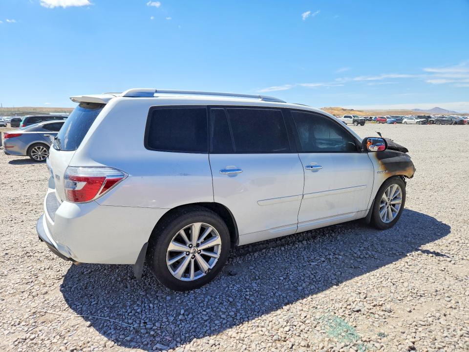 2008 Toyota Highlander VIN JTEEW44A182018663 COPART salvage auction — BURN, UT - SALVAGE CERTIFICATE, sold $125 on 2026-07-24 (photo 3)