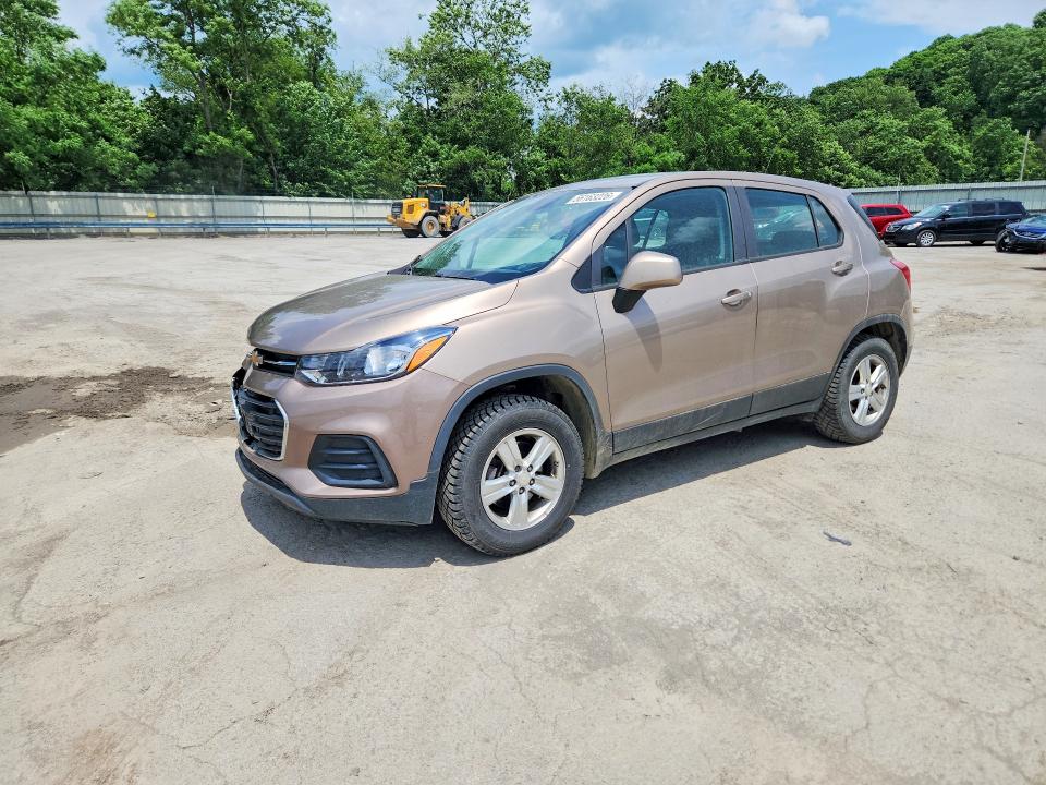 2018 Chevrolet Trax VIN 3GNCJNSB5JL208831 COPART salvage auction — FRONT END, Pa - Certificate Of Salvage, sold $950 on 2026-07-02 (photo 1)
