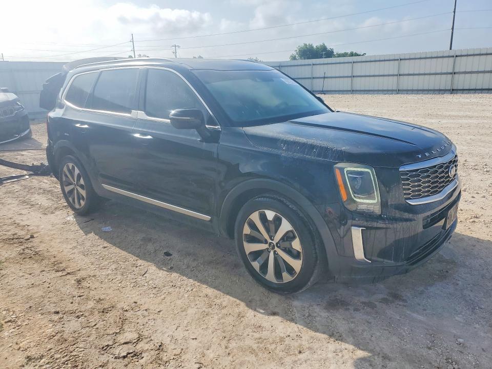 2020 Kia Telluride VIN 5XYP64HC2LG010532 COPART salvage auction — REAR END, Tx - Certificate Of Title, sold $2,450 on 2026-07-07 (photo 4)