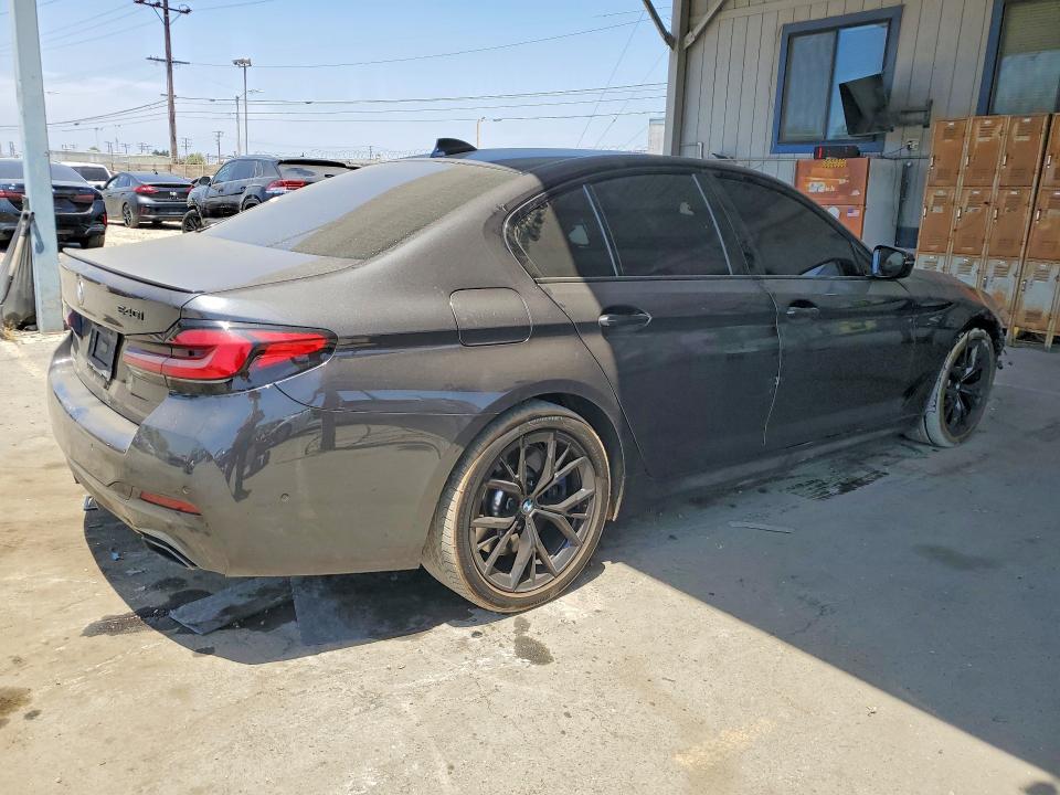 2023 BMW 5er VIN WBA53BJ0XPWY06181 COPART salvage auction — FRONT END, Ca - Salvage Certificate, sold $17,700 on 2026-07-16 (photo 3)