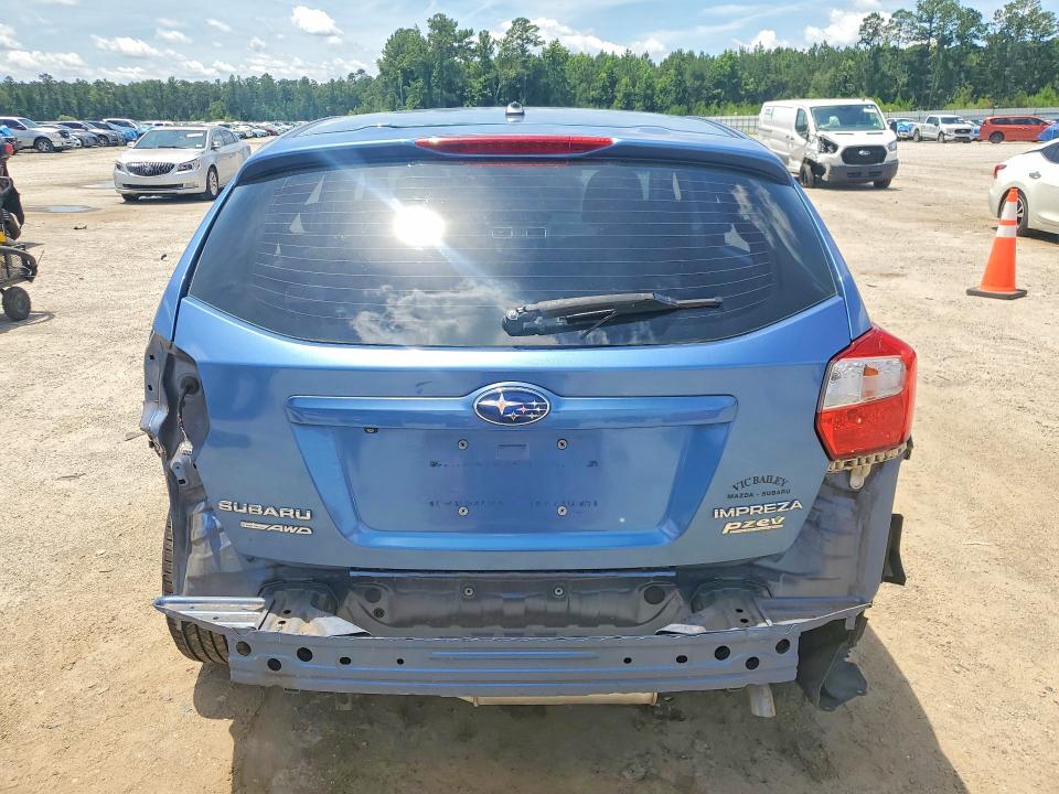 2015 Subaru Impreza VIN JF1GPAC64FH252625 COPART salvage auction — REAR END, Sc - Cert Of Title-Salvage, sold $875 on 2026-07-20 (photo 6)