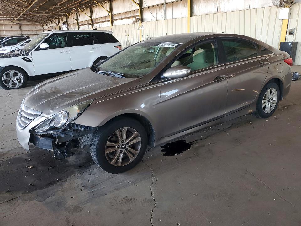 2014 Hyundai Sonata VIN 5NPEB4ACXEH937271 COPART salvage auction — SIDE, Az - Cert Of Title - Salvage, sold $325 on 2026-07-20 (photo 1)