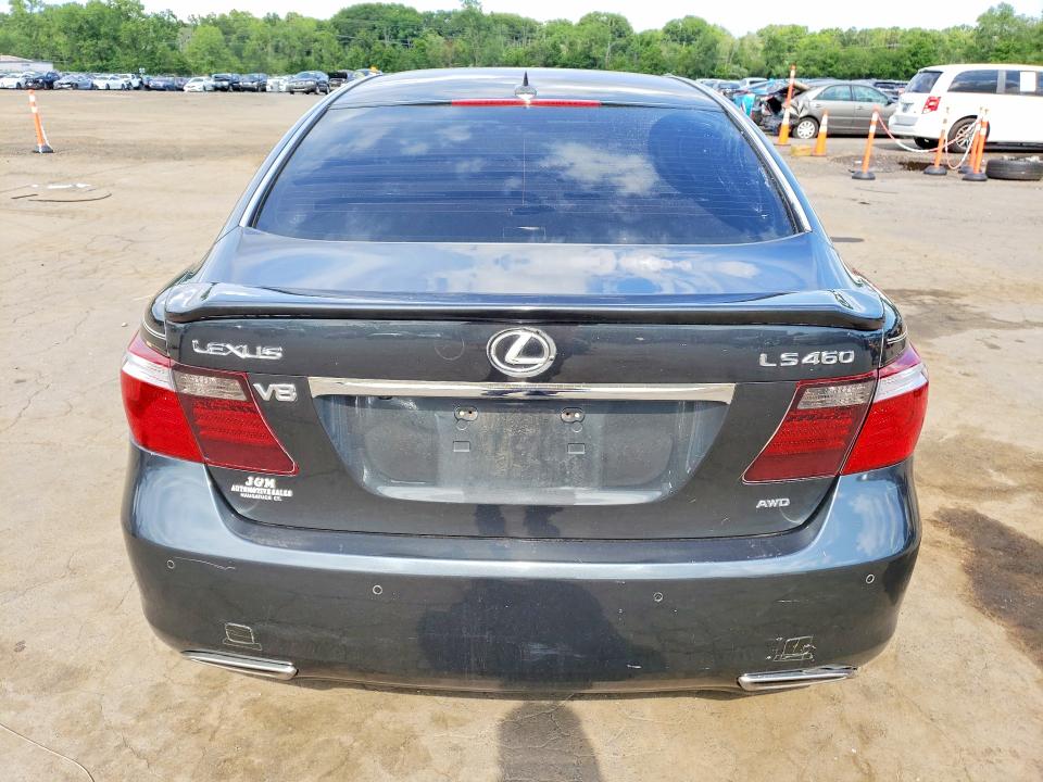 2009 Lexus Ls 460 VIN JTHCL46F595000260 COPART salvage auction — SIDE, CT - CERT OF TITLE-SALVAGE, sold $750 on 2026-07-10 (photo 6)