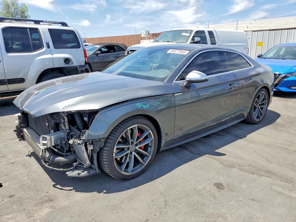 2018 Audi S5 VIN WAUP4AF53JA032803 — COPART salvage auction photo