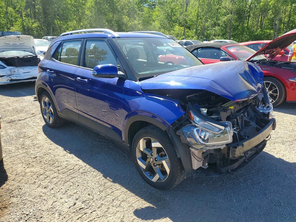 2022 Hyundai Venue VIN KMHRC8A32NU133778 COPART salvage auction — FRONT END, ON - PERMIT SALVAGE, sold $600 on 2026-07-21 (photo 4)