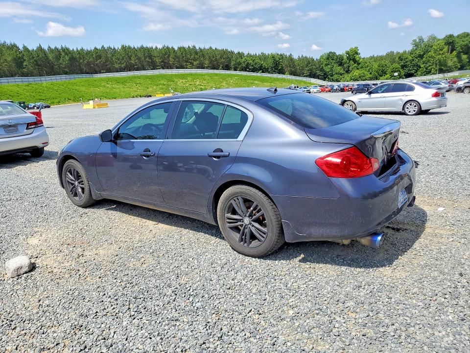 2013 Infiniti VIN JN1CV6AR7DM761978 COPART salvage auction — REAR END, Nc - Salvage Certificate Of Title, sold $825 on 2026-07-09 (photo 2)