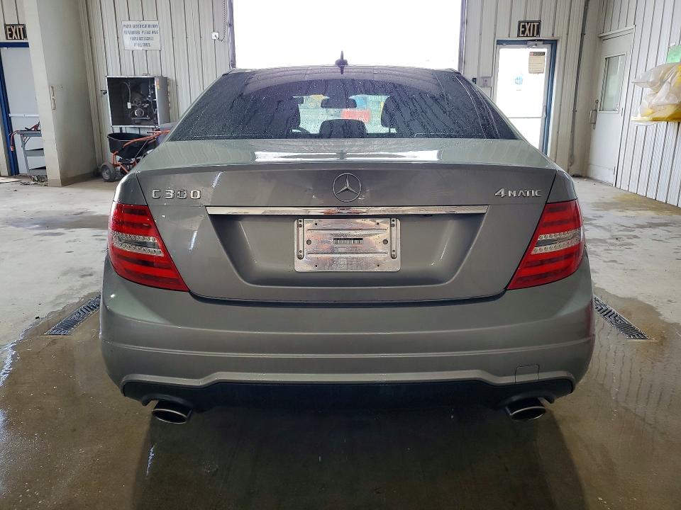 2012 Mercedes-benz C-klasse VIN WDDGF8BB8CR231793 COPART salvage auction — FRONT END, Pa - Certificate Of Salvage, sold $1,550 on 2026-07-13 (photo 6)