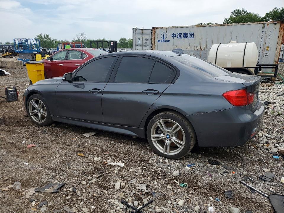 2014 BMW 3er VIN WBA3B9G53ENR90677 COPART salvage auction — SIDE, Il - Salvage Certificate, sold $3,550 on 2026-07-29 (photo 2)