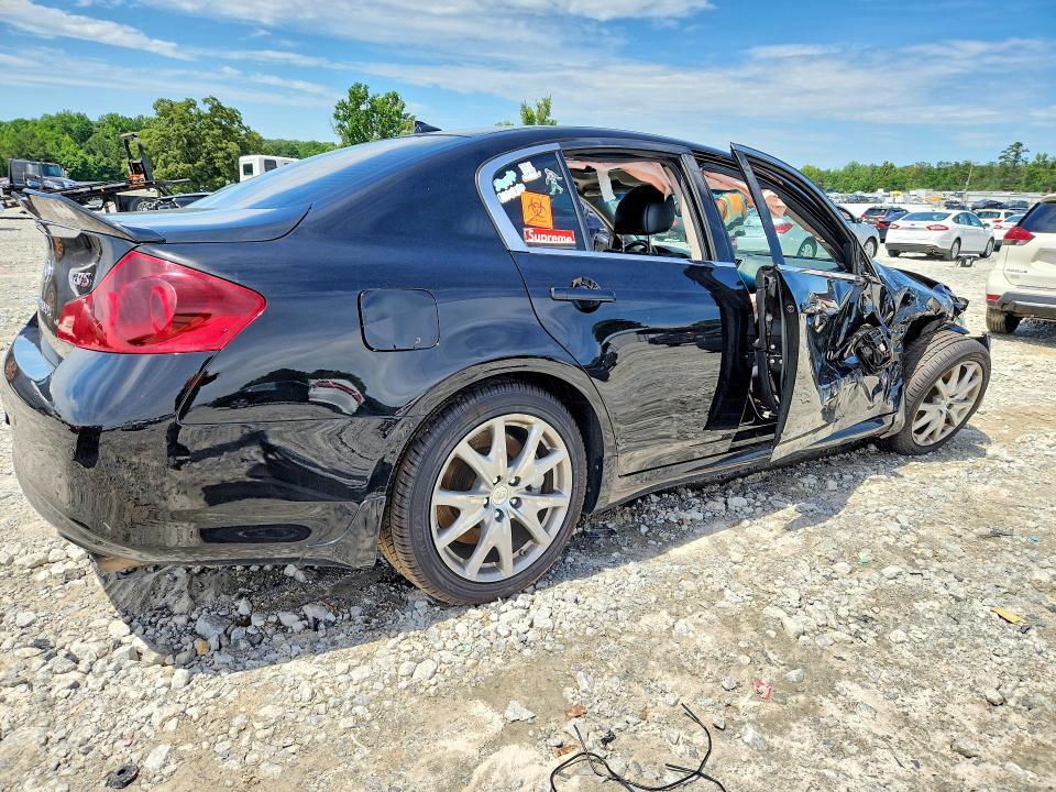 2011 Infiniti G VIN JN1CV6AP9BM303922 COPART salvage auction — FRONT END, Ga - Cert Of Title-Salvage, sold $1,050 on 2026-07-08 (photo 3)