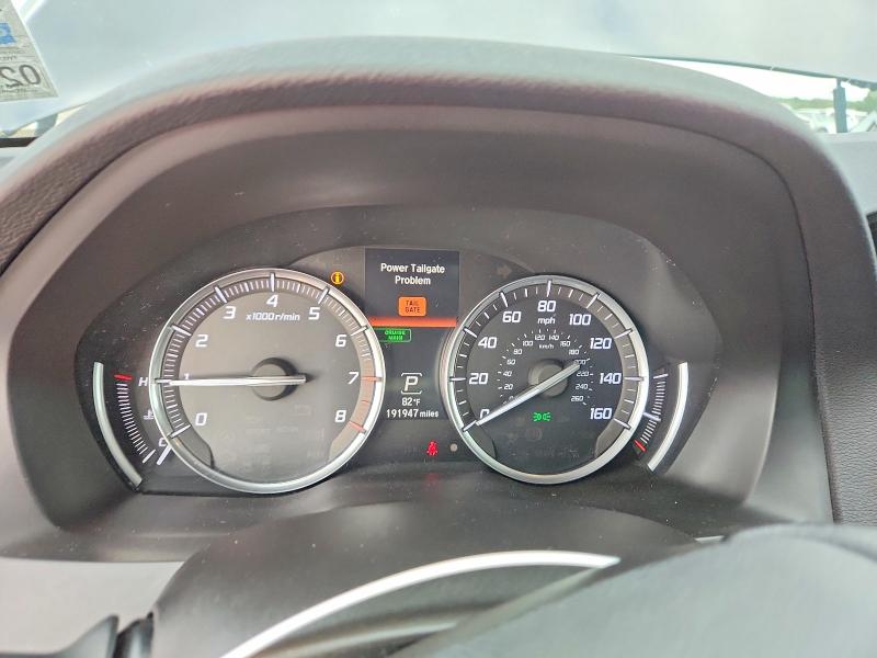 2015 Acura Mdx VIN 5FRYD4H46FB020381 COPART salvage auction — NORMAL WEAR, La - Certificate Of Title, sold $3,300 on 2026-07-02 (photo 9)