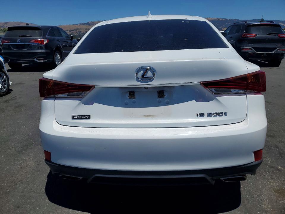 2017 Lexus Is 200t VIN JTHBA1D20H5043130 COPART salvage auction — FRONT END, Ca - Salvage Certificate, sold $7,300 on 2026-07-09 (photo 6)