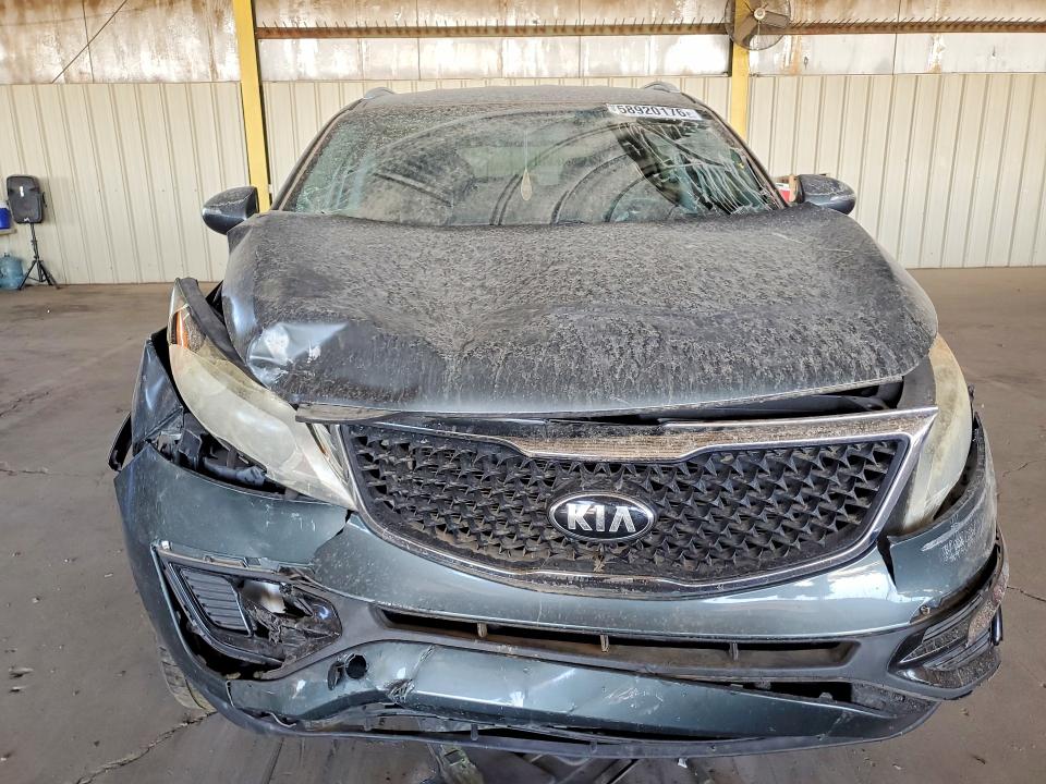 2015 Kia Sportage VIN KNDPB3AC9F7754114 COPART salvage auction — FRONT END, Az - Cert Of Title - Salvage, sold $925 on 2026-07-13 (photo 4)