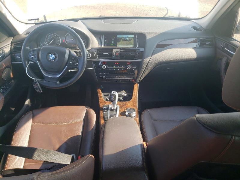 2017 BMW X3 VIN 5UXWX7C51H0U41202 COPART salvage auction — SIDE, CT - CERT OF TITLE-SALVAGE, sold $525 on 2026-07-24 (photo 8)