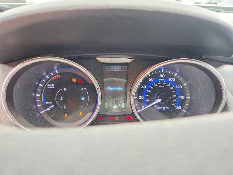 2014 Hyundai Sonata VIN KMHEC4A44EA103277 COPART salvage auction — REAR END, Md - Cert Of Salvage > 75% Damage, sold $475 on 2026-07-31 (photo 9)