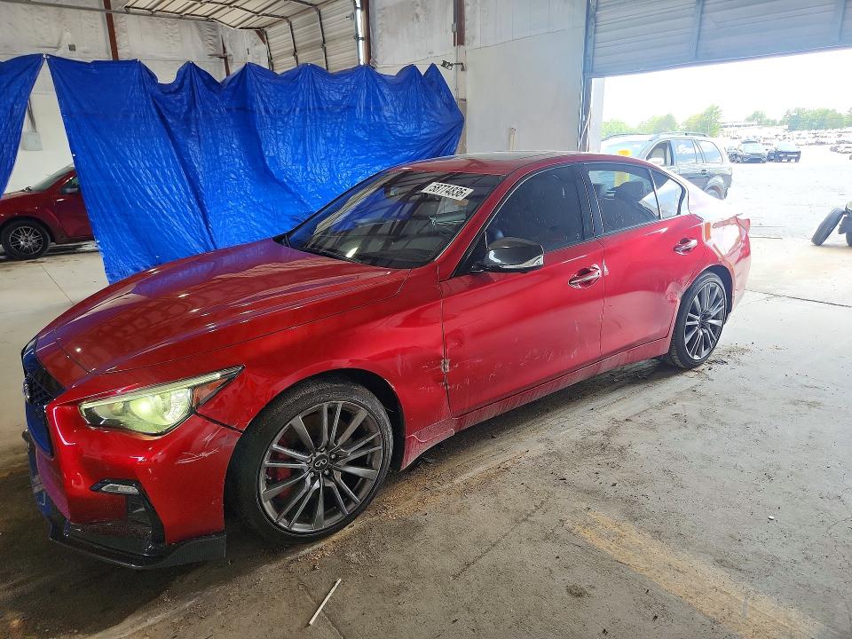 2021 Infiniti Q50 VIN JN1FV7DR4MM880490 — COPART salvage auction photo