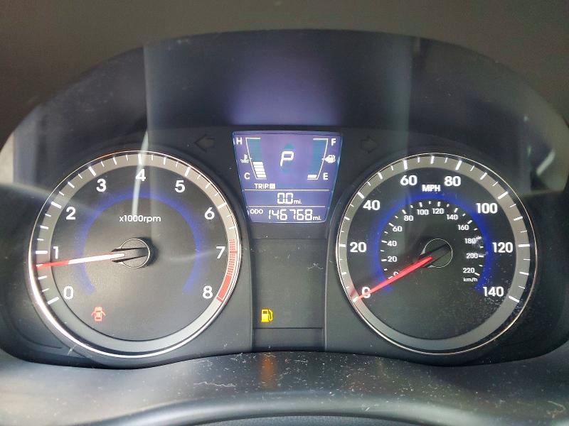 2013 Hyundai Accent VIN KMHCT4AE1DU534382 COPART salvage auction — FRONT END, FL - CERT OF TITLE SLVG REBUILDABLE, sold $775 on 2026-07-14 (photo 9)