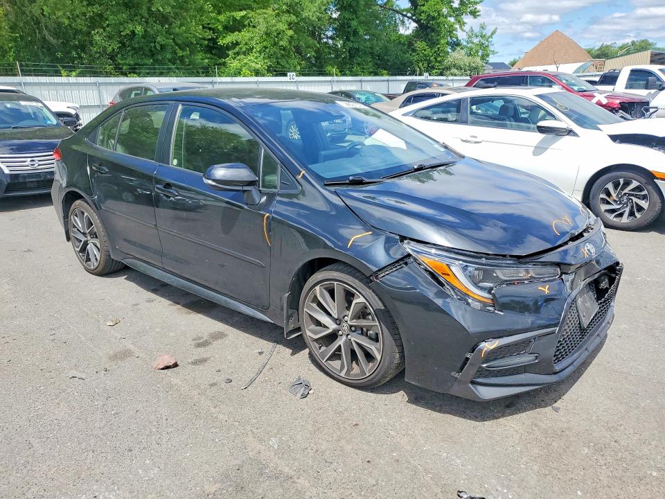 2022 Toyota Corolla VIN JTDS4MCE1NJ096072 COPART salvage auction — FRONT END, NJ - CERT OF TITLE-SALVAGE, sold $3,500 on 2026-07-23 (photo 4)
