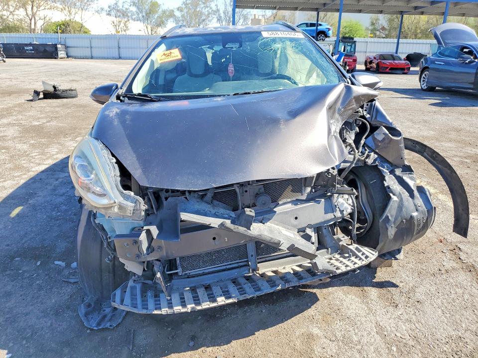 2018 Toyota Prius VIN JTDKDTB38J1608463 COPART salvage auction — FRONT END, Nv - Salvage Title, sold $325 on 2026-07-28 (photo 5)