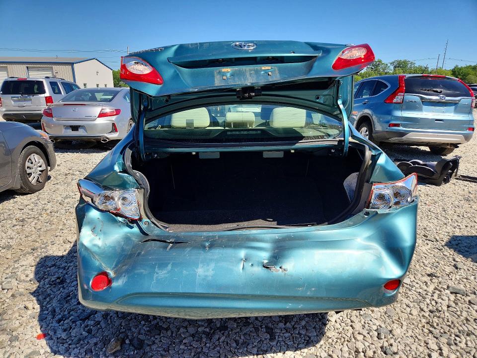 2010 Toyota Corolla VIN JTDBU4EEXA9115159 COPART salvage auction — REAR END, Ma - Cert Of Title-Reconstrctd Coll, sold $1,400 on 2026-07-15 (photo 6)