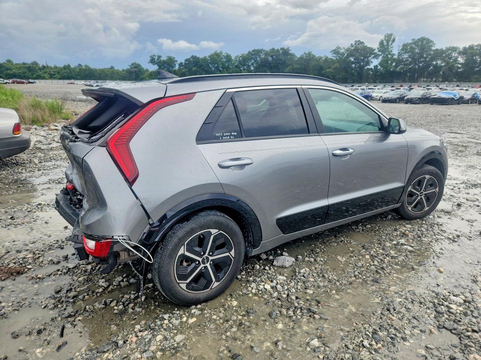2023 Kia Niro VIN KNDCT3LEXP5106871 COPART salvage auction — REAR END, Ga - Cert Of Title-Salvage, sold $9,200 on 2026-07-09 (photo 3)