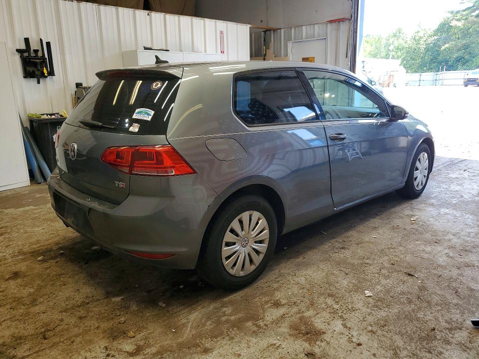 2015 Volkswagen Golf VIN 3VW817AU1FM025714 COPART salvage auction — MINOR DENT/SCRATCHES, Me - Certificate Of Title, sold $675 on 2026-07-30 (photo 3)