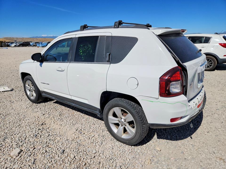 2014 Jeep Compass VIN 1C4NJDBB4ED567532 COPART salvage auction — REAR END, Ut - Salvage Certificate, sold $500 on 2026-07-31 (photo 2)