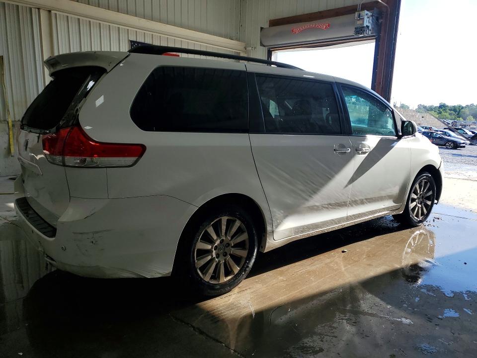 2014 Toyota Sienna VIN 5TDDK3DC8ES079018 COPART salvage auction — REAR END, Wv - Certificate Of Title, sold $2,750 on 2026-07-13 (photo 3)
