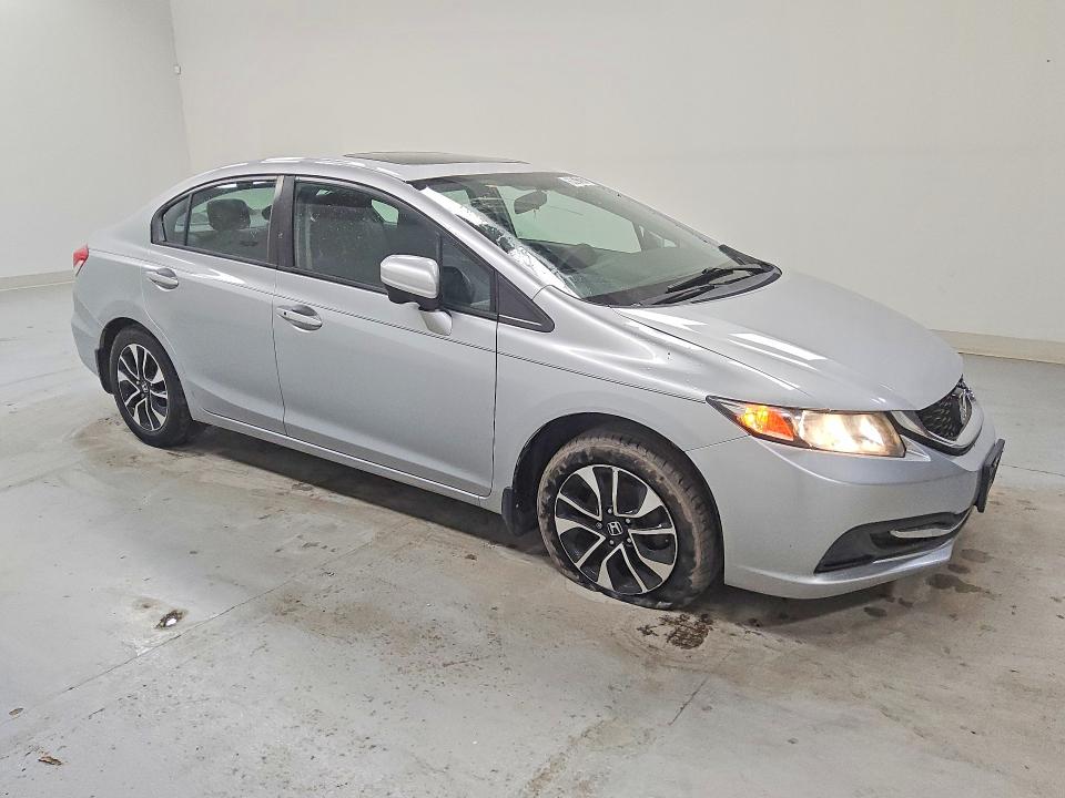 2015 Honda Civic VIN 19XFB2F83FE206586 COPART salvage auction — FRONT END, Wv - Certificate Of Title, sold $3,300 on 2026-07-07 (photo 4)