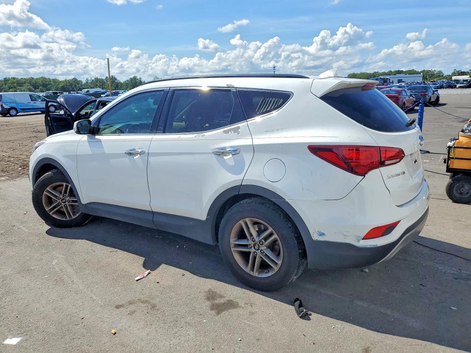 2017 Hyundai Santa fe VIN 5XYZU3LB8HG396016 COPART salvage auction — FRONT END, FL - CERTIFICATE OF TITLE, sold $2,950 on 2026-07-07 (photo 2)