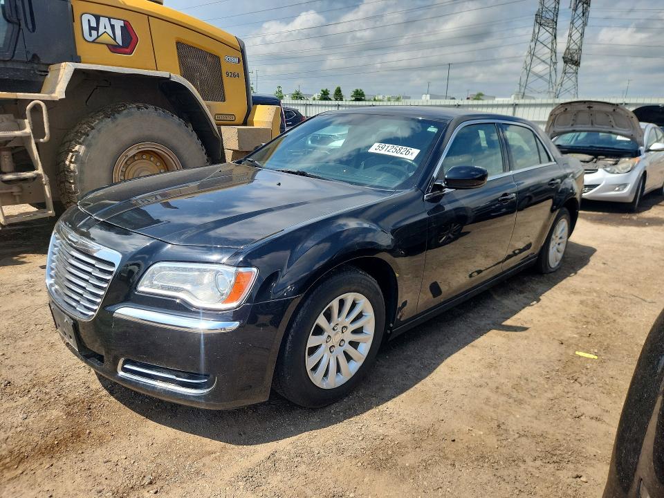 2013 Chrysler 300 VIN 2C3CCAAG4DH627411 COPART salvage auction — WATER/FLOOD, IL - CERTIFICATE OF TITLE, sold $975 on 2026-07-02 (photo 1)