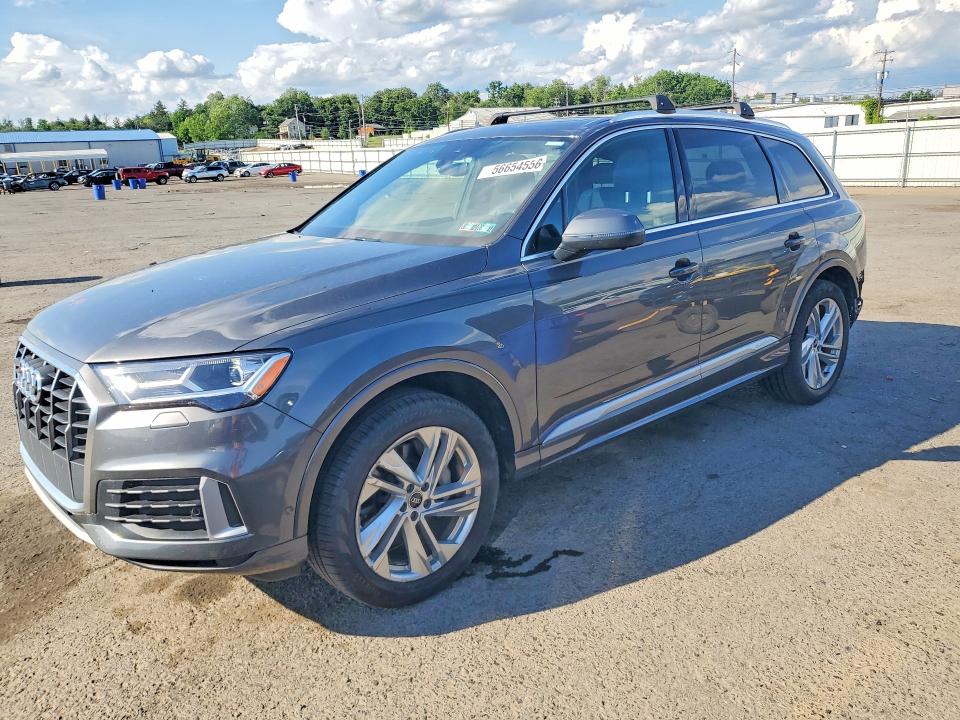 2021 Audi Q7 VIN WA1LJAF72MD021655 — COPART salvage auction photo