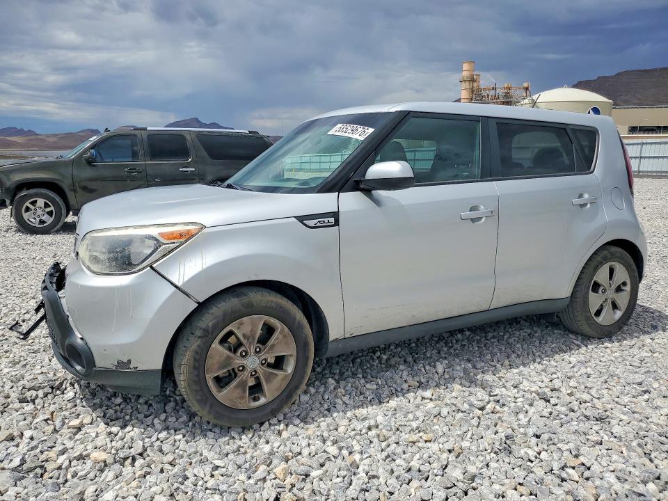 2016 Kia Soul VIN KNDJN2A20G7846616 COPART salvage auction — FRONT END, Ut - Salvage Certificate, sold $1,300 on 2026-07-29 (photo 1)