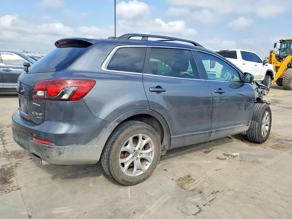 2014 Mazda Cx-9 VIN JM3TB3CA1E0445181 COPART salvage auction — FRONT END, Tx - Salvage Vehicle Title, sold $650 on 2026-07-23 (photo 3)