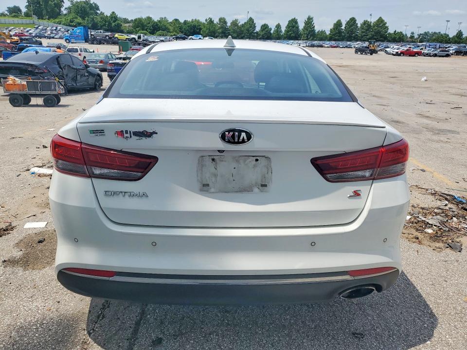 2018 Kia Optima VIN 5XXGT4L34JG233088 COPART salvage auction — FRONT END, Mo - Certificate Of Title, sold $2,150 on 2026-07-10 (photo 6)