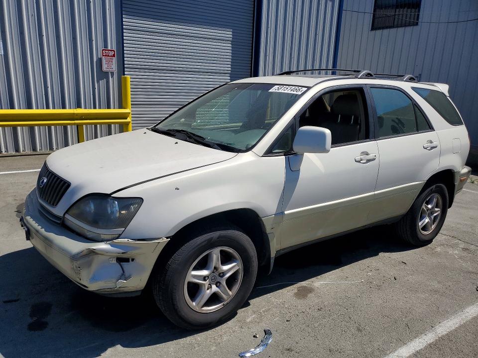 2000 Lexus Rx VIN JT6HF10U4Y0141084 COPART salvage auction — FRONT END, Ca - Dis/Dlr/Exp Only Clean Title, sold $125 on 2026-07-06 (photo 1)