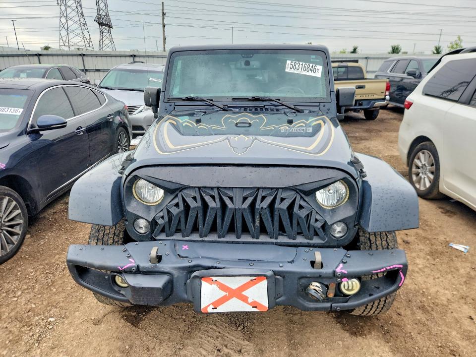 2018 Jeep Wrangler / VIN 1C4BJWDG8JL879716 COPART salvage auction — FRONT END, Il - Salvage Certificate, sold $7,400 on 2026-08-25 (photo 5)
