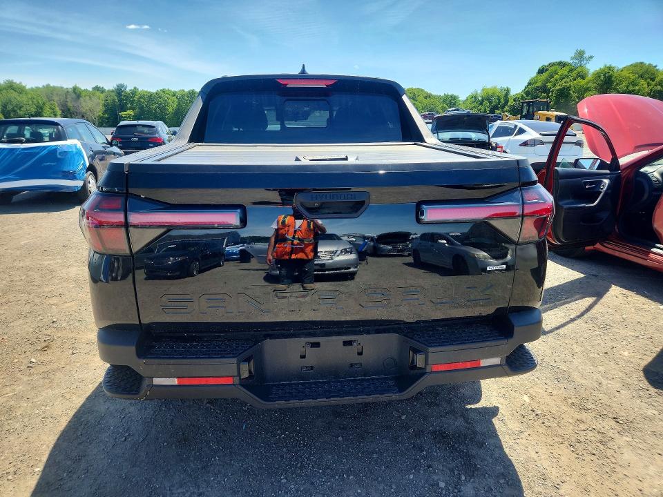 2025 Hyundai Santa cruz VIN 5NTJCDDE5SH127505 COPART salvage auction — FRONT END, Ma - Cert Of Title-Salvage, sold $9,300 on 2026-07-22 (photo 6)