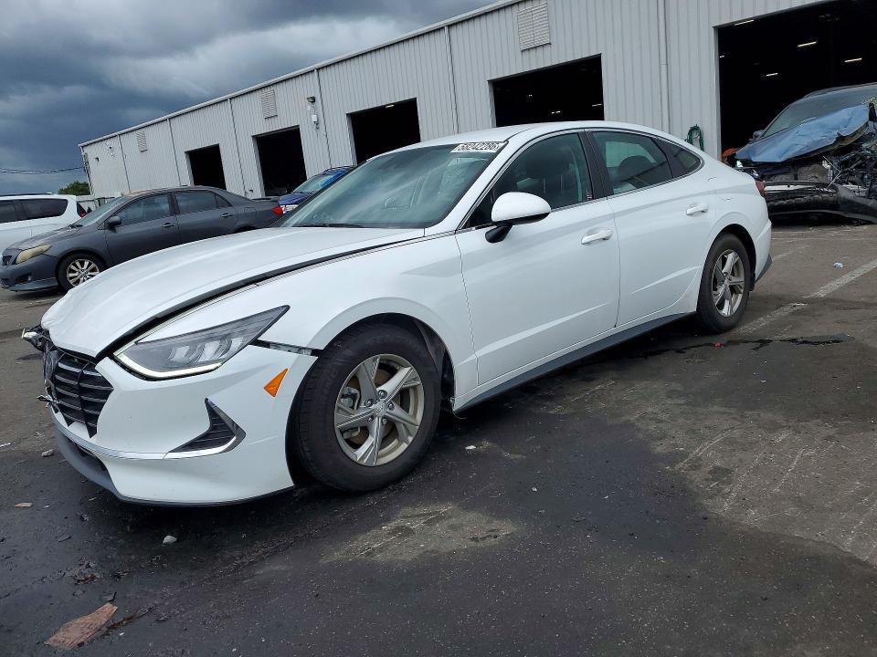 2021 Hyundai Sonata VIN 5NPEG4JA3MH064364 COPART salvage auction — FRONT END, Fl - Cert Of Title Slvg Rebuildable, sold $50 on 2026-07-27 (photo 1)