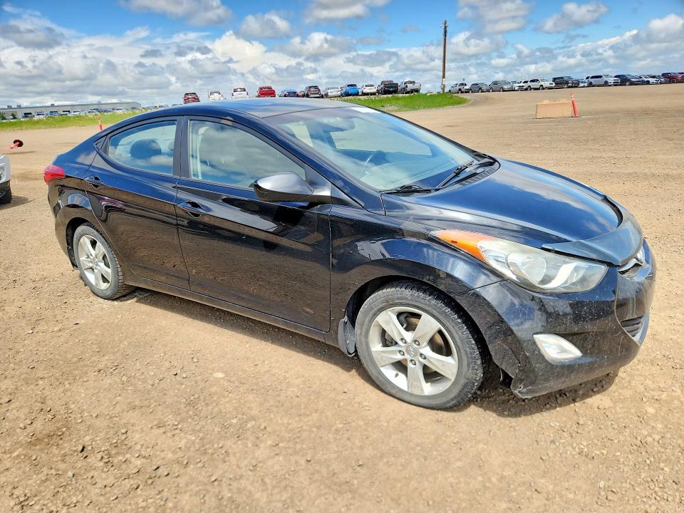 2011 Hyundai Elantra VIN 5NPDH4AE4BH025078 COPART salvage auction — HAIL, Ab - Bos - Active, sold $1,700 on 2026-07-03 (photo 4)