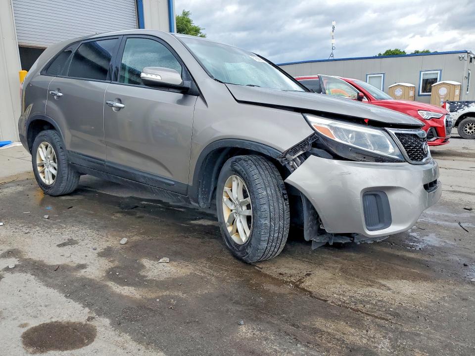 2014 Kia VIN 5XYKT3A69EG494218 COPART salvage auction — FRONT END, Pa - Certificate Of Salvage, sold $625 on 2026-07-08 (photo 4)