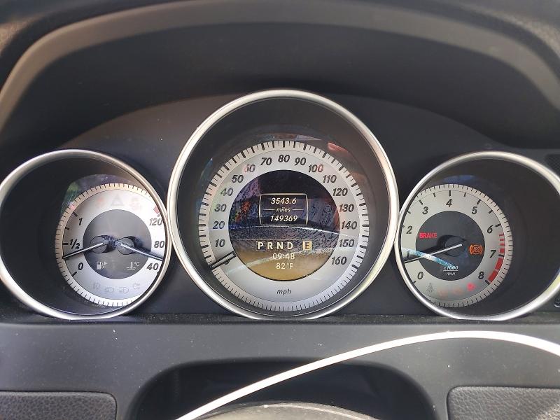 2012 Mercedes-benz C class VIN WDDGF4HBXCA622829 COPART salvage auction — MECHANICAL, MD - PARTS ONLY-NO TITLE LETTER, sold $100 on 2026-08-11 (photo 9)
