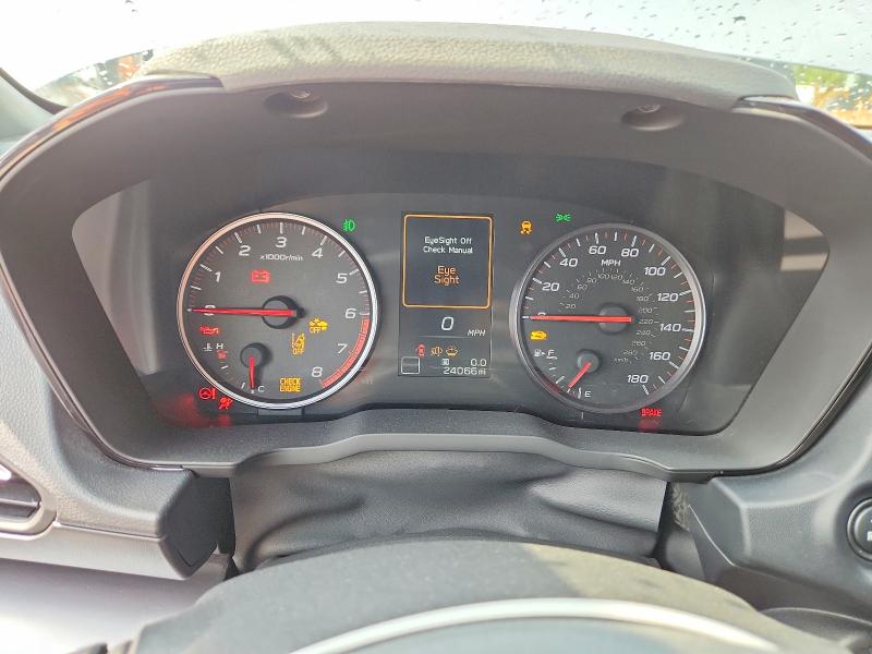 2024 Subaru Wrx VIN JF1VBAH66R9813632 COPART salvage auction — FRONT END, Il - Salvage Certificate, sold $8,000 on 2026-07-27 (photo 9)