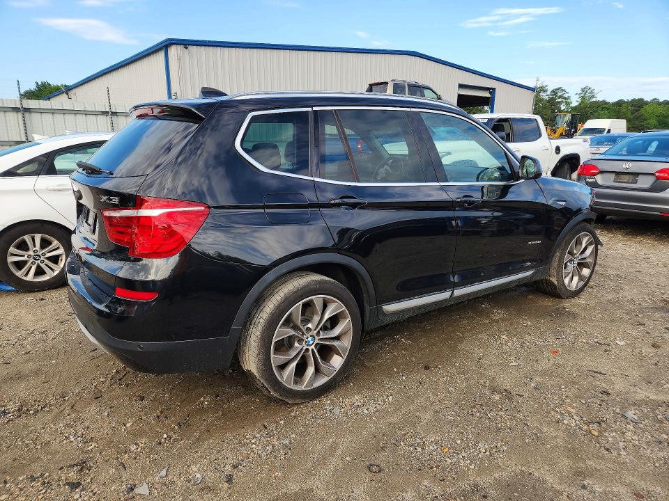 2015 BMW X3 VIN 5UXWX7C5XF0K34188 COPART salvage auction — FRONT END, Va - Cert Of Title - Salvage, sold $350 on 2026-07-28 (photo 3)