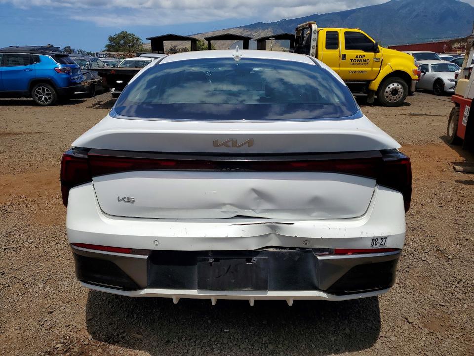 2025 Kia K5 VIN KNAG24J70S5359041 COPART salvage auction — REAR END, HI - CERTIFICATE OF TITLE, sold $11,500 on 2026-07-13 (photo 6)