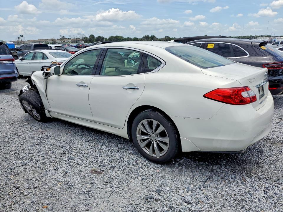 2012 Infiniti M VIN JN1BY1AP7CM335730 COPART salvage auction — FRONT END, Fl - Cert Of Title Slvg Rebuildable, sold $1,050 on 2026-07-17 (photo 2)